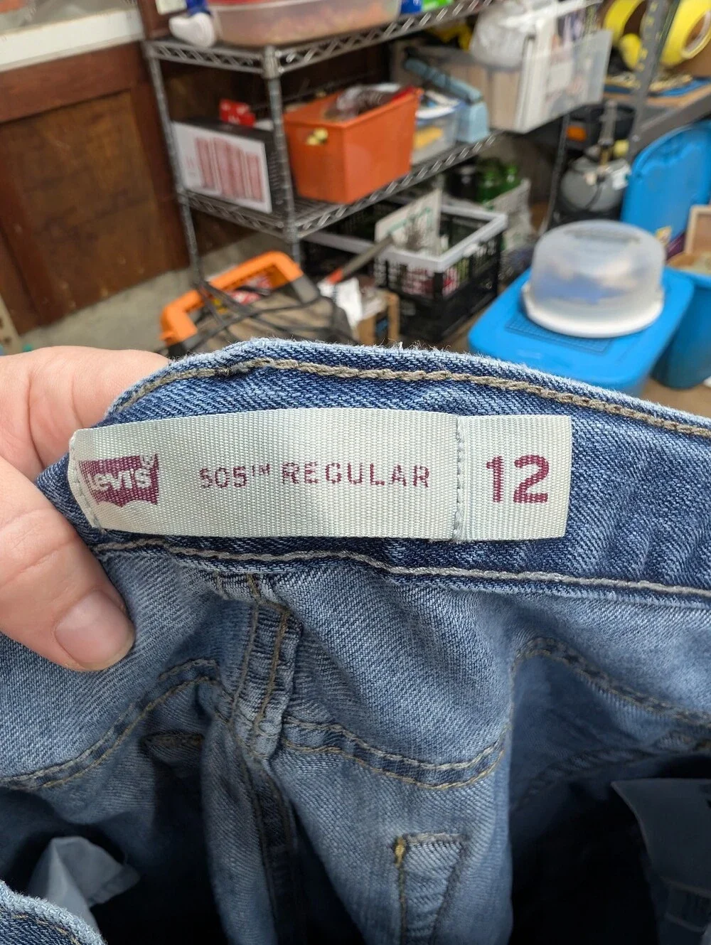 3 Pairs Of Levi's Boy's 505 Jeans in Blue Denim 12 + 14